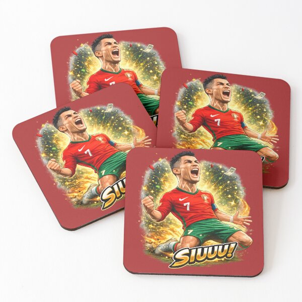 Item preview, CR7 SIUUU Celebration Cartoon – Legendary Football Goal Celebration designed and sold by KawaiiOrbit.