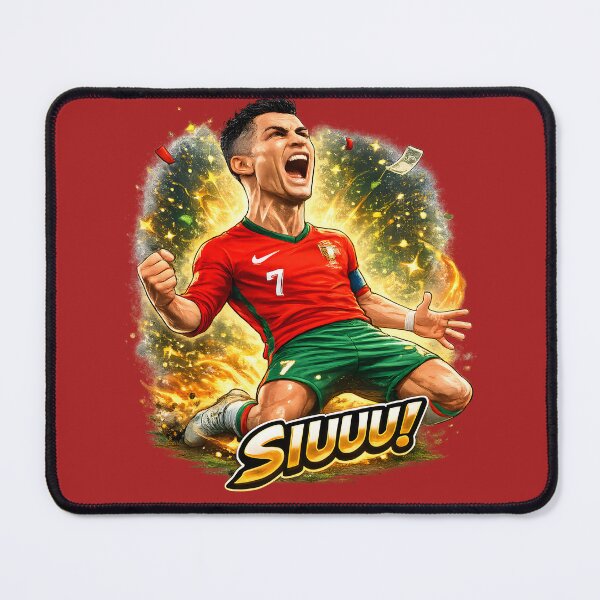 Item preview, CR7 SIUUU Celebration Cartoon – Legendary Football Goal Celebration designed and sold by KawaiiOrbit.