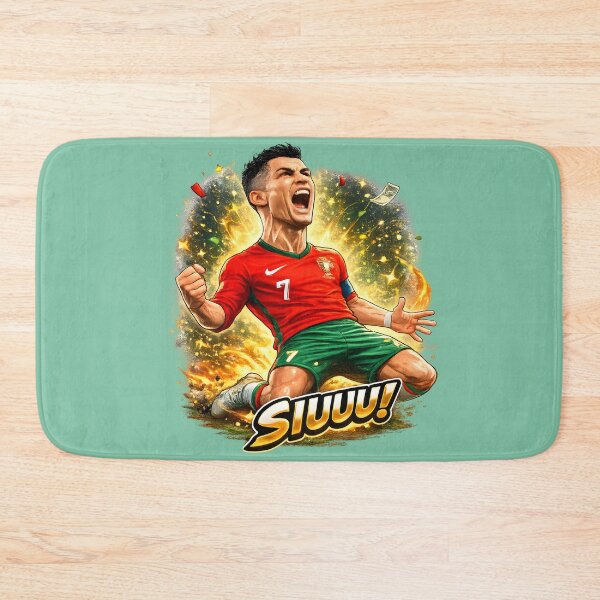 Item preview, CR7 SIUUU Celebration Cartoon – Legendary Football Goal Celebration designed and sold by KawaiiOrbit.