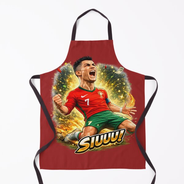 Item preview, CR7 SIUUU Celebration Cartoon – Legendary Football Goal Celebration designed and sold by KawaiiOrbit.