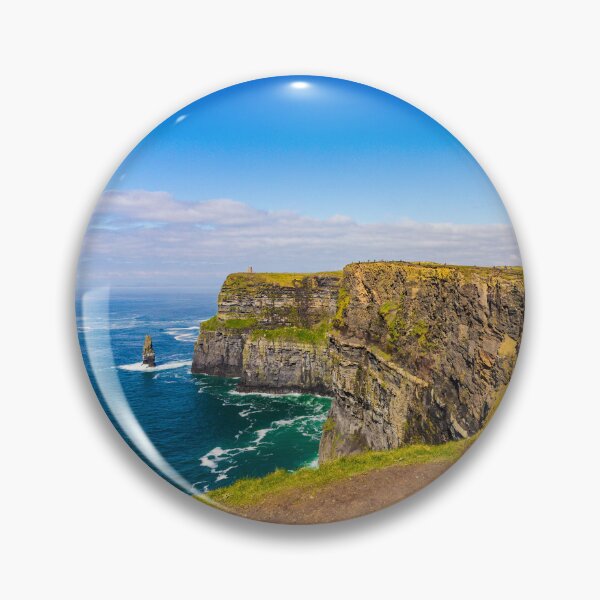 Item preview, Cliffs of Moher on a Brilliant Blue Day designed and sold by AshleyMobleyArt.
