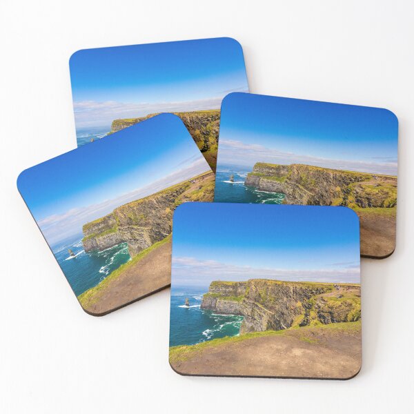 Item preview, Cliffs of Moher on a Brilliant Blue Day designed and sold by AshleyMobleyArt.