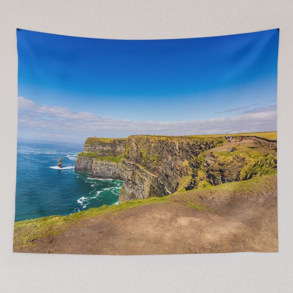 Item preview, Cliffs of Moher on a Brilliant Blue Day designed and sold by AshleyMobleyArt.
