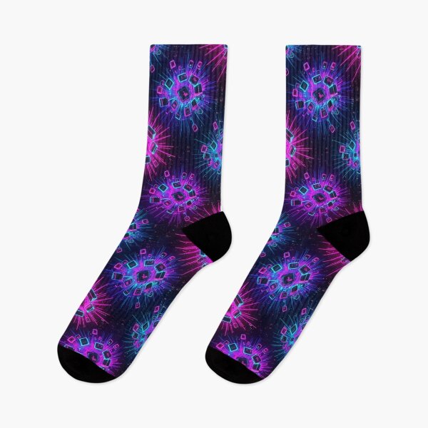 Item preview, Neon Tech Burst Pattern designed and sold by StickVerse by Owais.