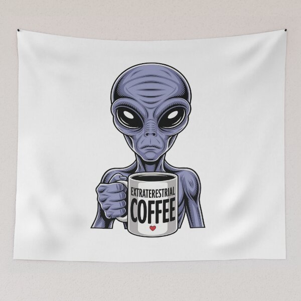 Item preview, Extraterrestrial Coffee: Alien Brewing Co. designed and sold by shellymope.