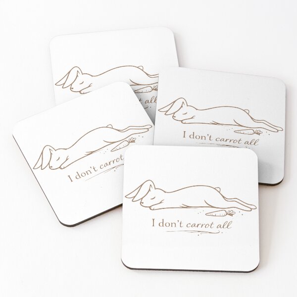 Item preview, I Don't Carrot All – Funny Rabbit Wordplay designed and sold by Dennis' Creative Corner.