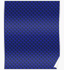 Scalemail Blue Poster