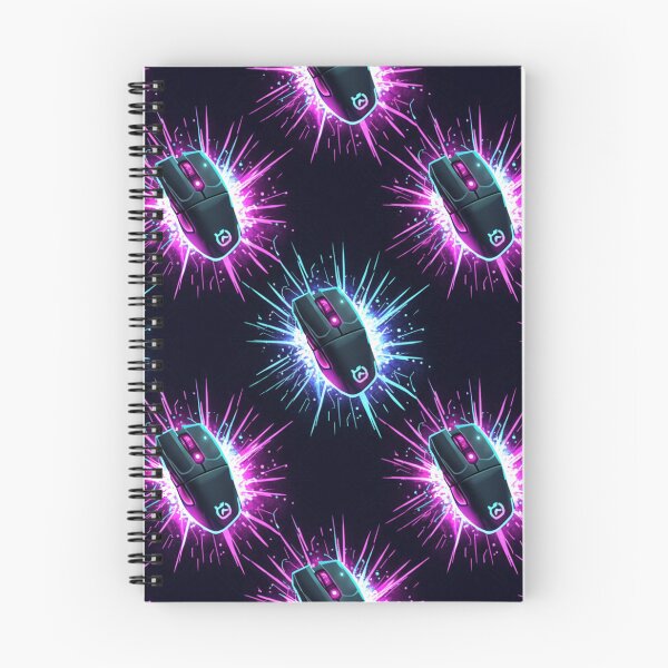 Item preview, Neon Gaming Mouse Burst Pattern designed and sold by StickVerse by Owais.