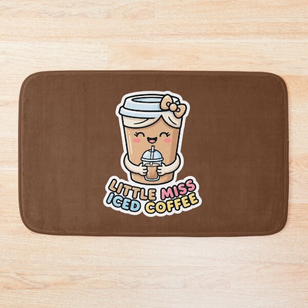 Item preview, Little Miss Iced Coffee - Cute Coffee Cup Character Sticker designed and sold by WowDezign.