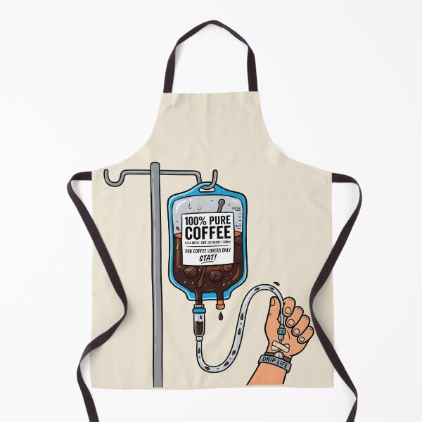 Item preview, 100% Pure Coffee - Funny IV Coffee Bag Medical Parody Design designed and sold by WowDezign.
