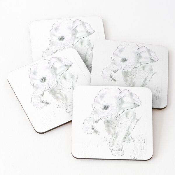 Item preview, Baby Elephant – Disegno Realistico a Matita designed and sold by DisegniPersonalizzati di irka87.