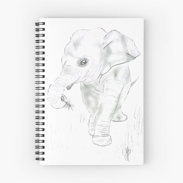 Item preview, Baby Elephant – Disegno Realistico a Matita designed and sold by DisegniPersonalizzati di irka87.