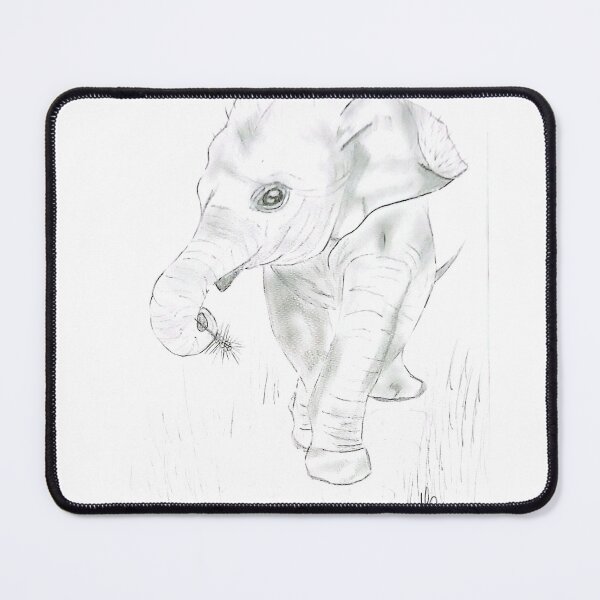Item preview, Baby Elephant – Disegno Realistico a Matita designed and sold by DisegniPersonalizzati di irka87.