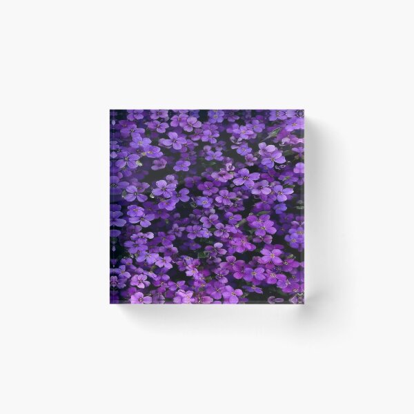 Item preview, Drawing of Vibrant violet cluster design designed and sold by NivyasArtistry.