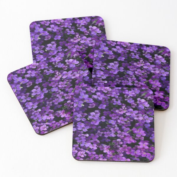 Item preview, Drawing of Vibrant violet cluster design designed and sold by NivyasArtistry.