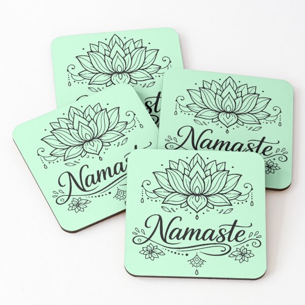 Artikelvorschau, Lotusblume Namaste | Yoga Meditation Spirituelle Kunst entworfen und verkauft von NeerPrema.