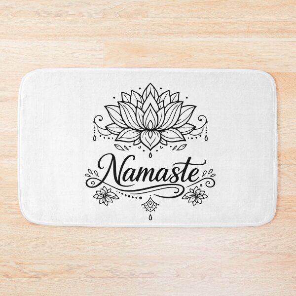 Item preview, Lotus Flower Namaste  | Yoga Meditation Spiritual Art designed and sold by NeerPrema.