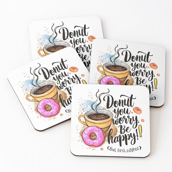 Item preview, Donut You Worry Be Happy designed and sold by TodiesGift.