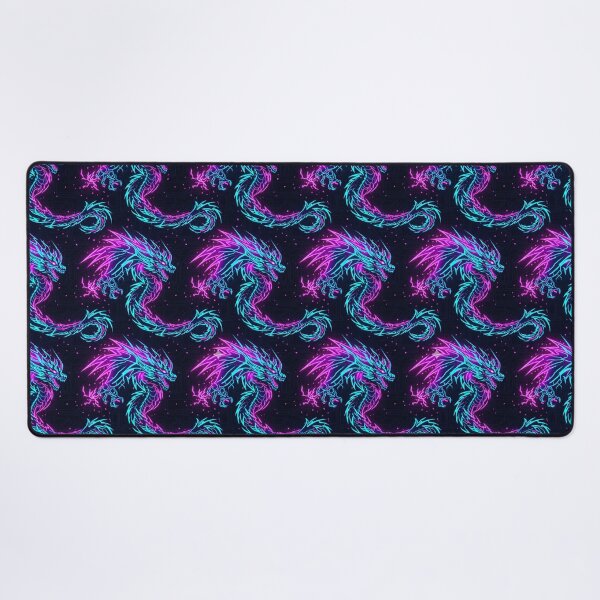 Item preview, Neon Dragon Circuit Pattern designed and sold by StickVerse by Owais.
