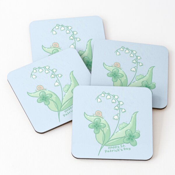 Item preview, Happy St Patricks Day - Rainy Bouquet featuring Cute Frogs and Snail designed and sold by ShyHomebodyClub.