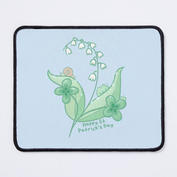 Item preview, Happy St Patricks Day - Rainy Bouquet featuring Cute Frogs and Snail designed and sold by ShyHomebodyClub.