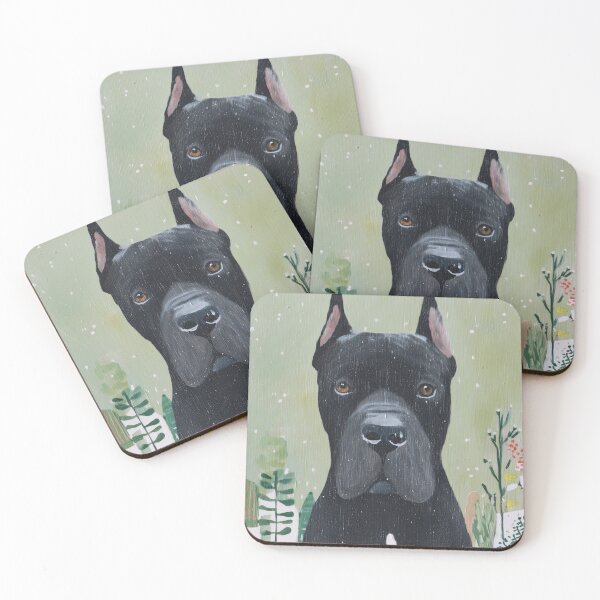 Item preview, Majestic Black Cane Corso Amidst Flora designed and sold by lautir.