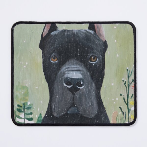 Item preview, Majestic Black Cane Corso Amidst Flora designed and sold by lautir.