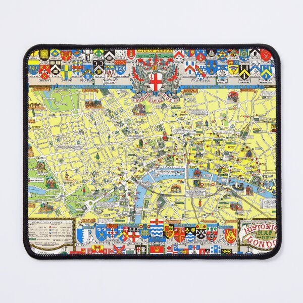 Item preview, Historical Map of London: Arms of the City of London and the Guilds of London designed and sold by colourfind.