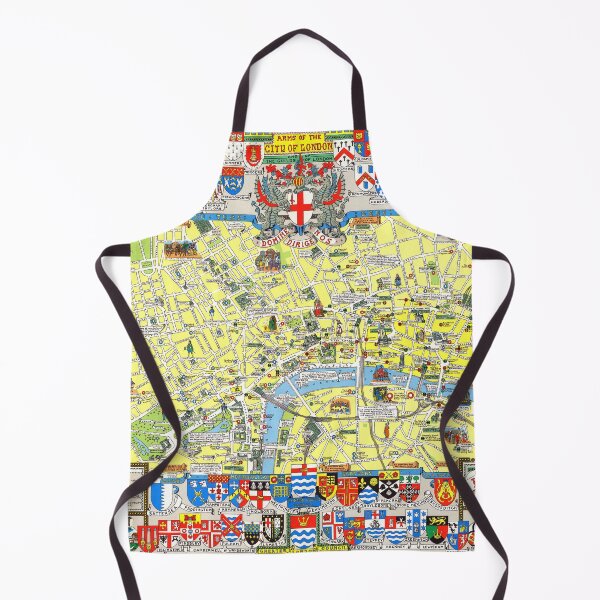 Item preview, Historical Map of London: Arms of the City of London and the Guilds of London designed and sold by colourfind.