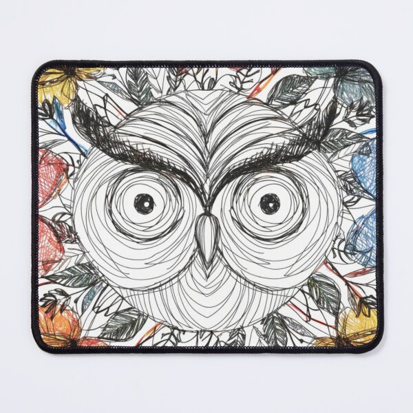 Item preview, Floral Mandala Art owl – Intricate Flower Mandala Design designed and sold by Anime9122.