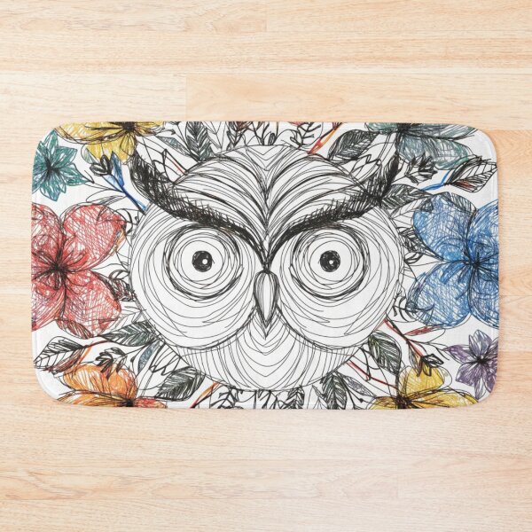 Item preview, Floral Mandala Art owl – Intricate Flower Mandala Design designed and sold by Anime9122.