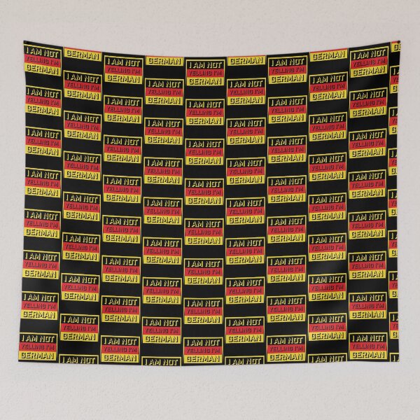 Item preview, I Am Not Yelling I'm German Funny Nationality Quote designed and sold by shirt-o-mat.