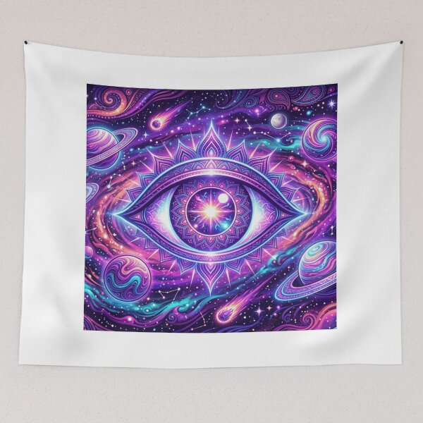 Item preview, Psychedelic Cosmic Eye – Trippy Galaxy Design on Tees, Stickers, Mugs & More designed and sold by Bittor18.
