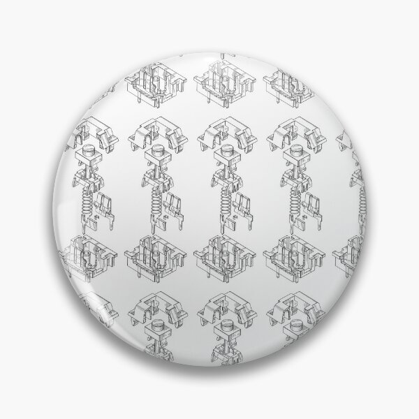 Item preview, Copy of Mechanical Switch Grid Pattern - Black designed and sold by ThockStation.