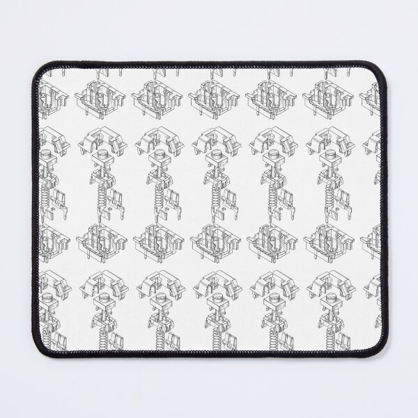 Item preview, Copy of Mechanical Switch Grid Pattern - Black designed and sold by ThockStation.