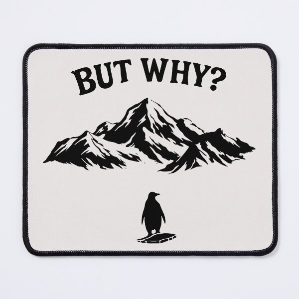Item preview, But Why Penguin, Nihilist Penguin: Meme Retro Snow Art designed and sold by Fliflat.