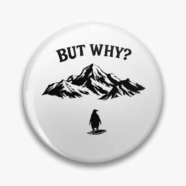 Item preview, But Why Penguin, Nihilist Penguin: Meme Retro Snow Art  designed and sold by Fliflat.