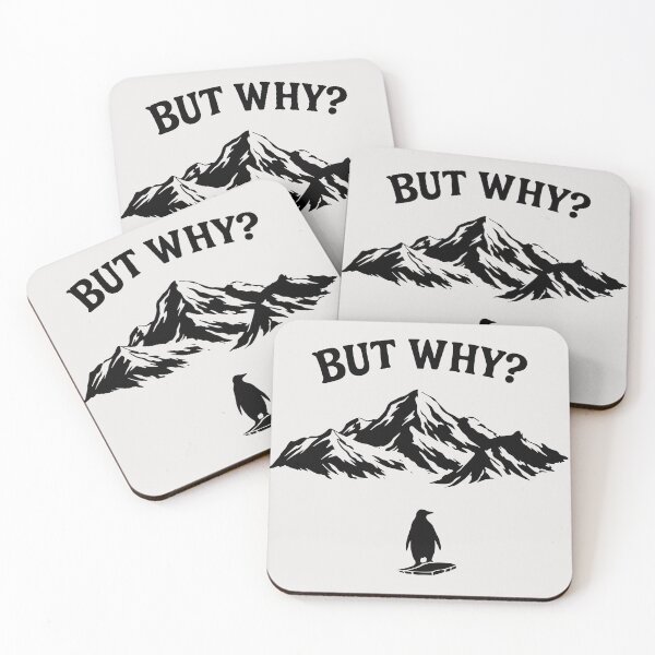Item preview, But Why Penguin, Nihilist Penguin: Meme Retro Snow Art  designed and sold by Fliflat.