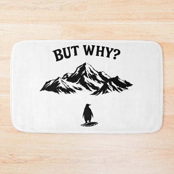 Item preview, But Why Penguin, Nihilist Penguin: Meme Retro Snow Art  designed and sold by Fliflat.