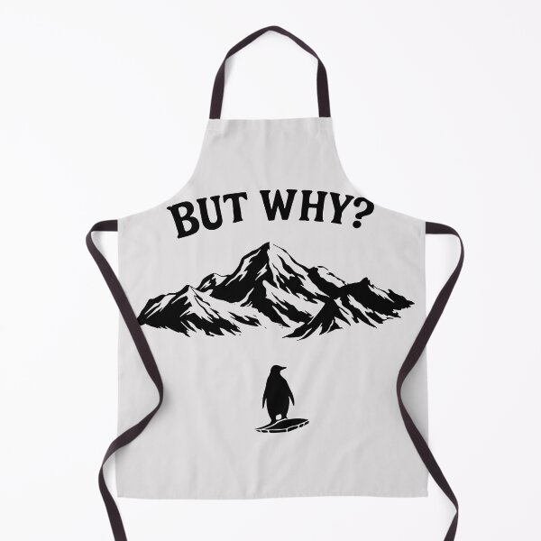 Item preview, But Why Penguin, Nihilist Penguin: Meme Retro Snow Art designed and sold by Fliflat.