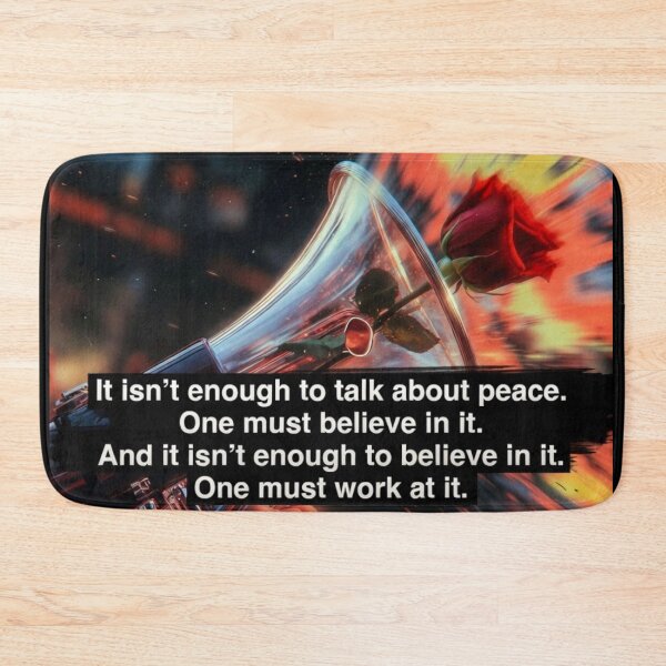 Item preview, Believe in Peace Activism Poster - Vibrant Red & Orange Design designed and sold by MakarenaCreate.