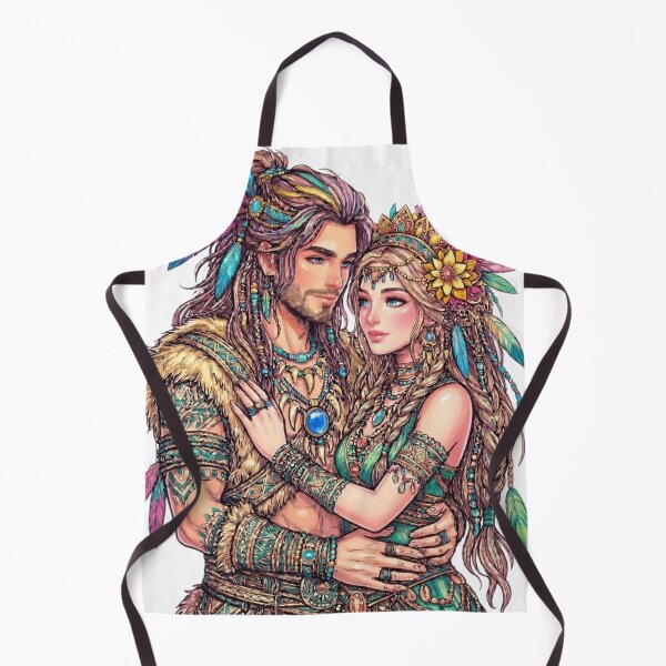 Item preview, The tribal chief's couple designed and sold by PP&RAINBOW SHOP.