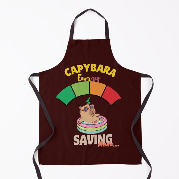 Item preview, Capybara Energy Saving Mode – Funny Lazy Capybara Meme Cartoon Relaxing Animal Humor designed and sold by HOUSE OF TIST.