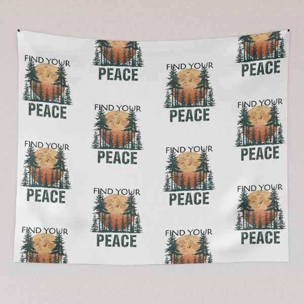 Item preview, FIND YOUR PEACE MOTIVATIONAL T-SHIRT designed and sold by NinaCreator.