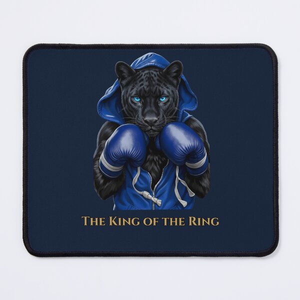 Item preview, Black Panther Boxing King - The King of the Ring Blue Hoodie designed and sold by M.Store.