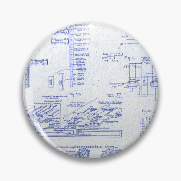 Item preview, Tech Blueprint Matrix - Engineer ENIAC Pattern designed and sold by ThockStation.