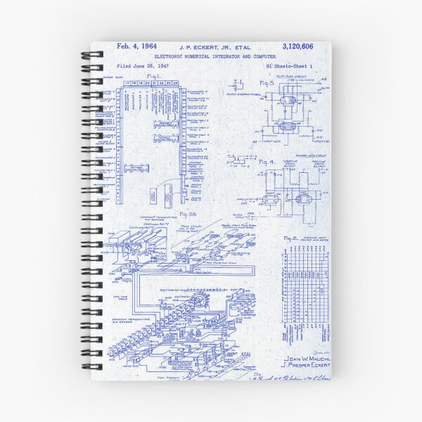 Item preview, Tech Blueprint Matrix - Engineer ENIAC Pattern designed and sold by ThockStation.