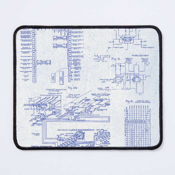 Item preview, Tech Blueprint Matrix - Engineer ENIAC Pattern designed and sold by ThockStation.