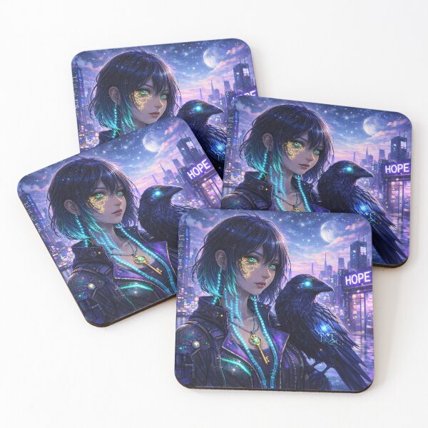 Item preview, CyberGirl and Messenger designed and sold by WornPprSoftlght.