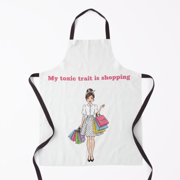 Item preview, My toxic trait Is shopping - Cute fashion girl illustration designed and sold by Mastalina99.